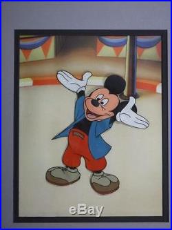 Mickey Mouse Club Art Corner Disney Cel paint Original Production New Fram