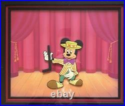 Mickey Mouse Club Art Disney cel Original Production ca 1950s Nicely Framed