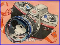 Mickey Mouse Inside Camera Lens Disney Original Animation Production Cel Art