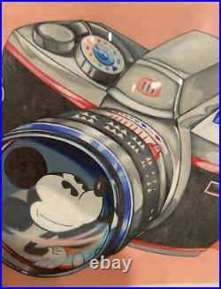 Mickey Mouse Inside Camera Lens Disney Original Animation Production Cel Art