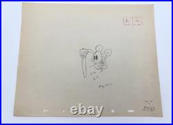 Mickey Mouse Mickey's Elephant Production Drawing Walt Disney Cel Original 1936 Mickey Mouse Mickey's Elephant Production Drawing Walt Disney Cel Original 1936