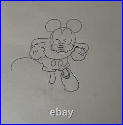 Mickey Mouse Original Animation Production Drawing Walt Disney On Ice 1935