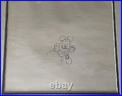 Mickey Mouse Original Animation Production Drawing Walt Disney On Ice 1935