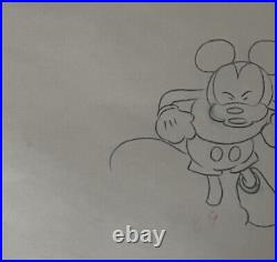 Mickey Mouse Original Animation Production Drawing Walt Disney On Ice 1935