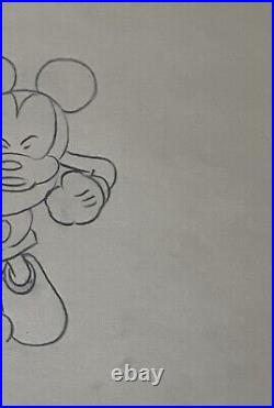 Mickey Mouse Original Animation Production Drawing Walt Disney On Ice 1935