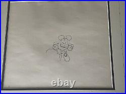 Mickey Mouse Original Animation Production Drawing Walt Disney On Ice 1935