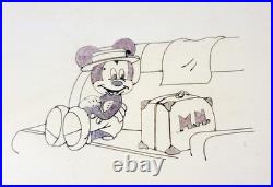 Mickey Mouse Original Walt Disney Production Cel 1940 Mr Mouse Takes A Trip