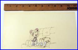 Mickey Mouse Original Walt Disney Production Cel 1940 Mr Mouse Takes A Trip
