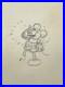 Mickey Mouse Production Drawing Walt Disney 1932 Whoopee Party Cel Original Eat