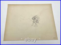 Mickey Mouse Production Drawing Walt Disney 1932 Whoopee Party Cel Original Eat