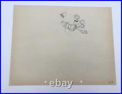 Mickey Mouse Production Drawing Walt Disney 1934 The Dognapper Cel Original