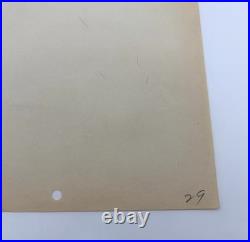 Mickey Mouse Production Drawing Walt Disney 1934 The Dognapper Cel Original