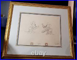 Mickey Mouse Puppy Love 1933 Original Production Animation Cel (COA included)