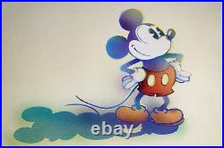 Mickey Mouse Shadow Faded Disney Original Animation Production Cel Art