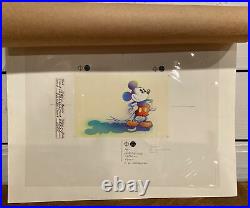 Mickey Mouse Shadow Faded Disney Original Animation Production Cel Art