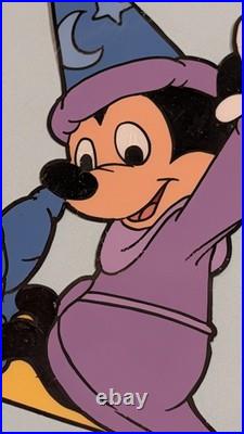 Mickey Mouse Sorcerer's Apprentice Production Cel Disney Art Corner SALE