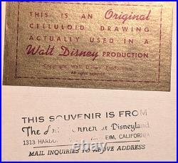 Mickey Mouse Sorcerer's Apprentice Production Cel Disney Art Corner SALE