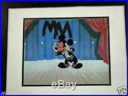 Mickey Mouse Tux Club Art Corner Disney Original Production cel ca 1950s