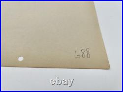 Mickey Production Drawing Walt Disney Puppy Love 1933 Minnie's Hat Cel Original