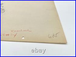 Mickey Production Drawing Walt Disney Puppy Love 1933 Minnie's Hat Cel Original