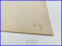 Mickey and Minnie Production Drawing Walt Disney Camping Out 1934 Cel Original