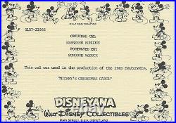 Mickey's Christmas Carol 1983 Original Production Cel Ebenezer Scrooge