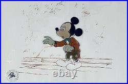 Mickey's Christmas Carol Original Production Cel Mickey Mouse Bob Cratchit