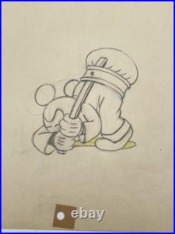 Mickey's Service Station Production Drawing Walt Disney 1935 Cel Mickey Original