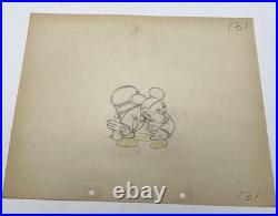 Mickey's Service Station Production Drawing Walt Disney 1935 Cel Mickey Original