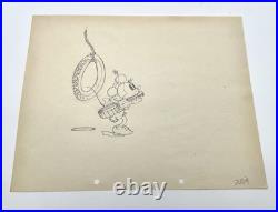 Minnie Mouse Production Drawing Walt Disney 1934 Camping Out Cel Original