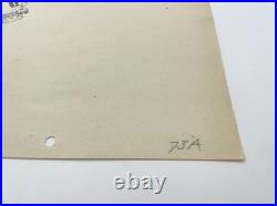 Minnie Mouse Production Drawing Walt Disney 1934 Camping Out Cel Original