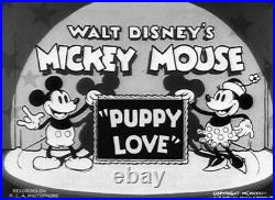 Minnie Mouse Puppy Love 1933 Cel