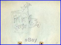 Mother Goose Melodies 1931 Disney cel production Drawing Ub Iwerks