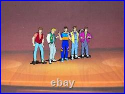 NEW KIDS ON THE BLOCK Animation Cel Walt Disney Channel Vintage Cartoon 90's I20