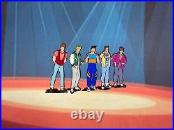 NEW KIDS ON THE BLOCK Animation Cel Walt Disney Channel Vintage Cartoon 90's I20