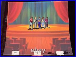 NEW KIDS ON THE BLOCK Animation Cel Walt Disney Channel Vintage Cartoon 90's I20