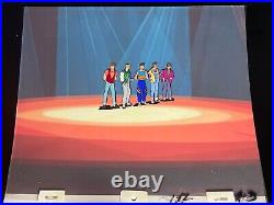 NEW KIDS ON THE BLOCK Animation Cel Walt Disney Channel Vintage Cartoon 90's I20