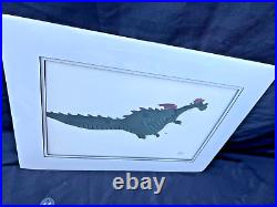 NO Lamination Disney Elliot Pete's Dragon PRODUCTION cel silver seal