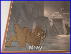Oliver and Company Disney Original Production Cel 1988 Multi-layer Cel