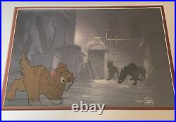 Oliver and Company Disney Original Production Cel 1988 Multi-layer Cel