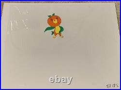Orange Bird Production Drawing And Matching Cel Walt Disney World Florida Citrus