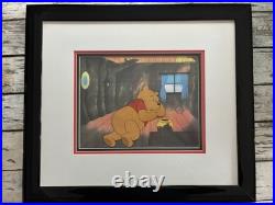 Orig. DISNEY Winnie the Pooh Hand Painted Production Cell From WithCert Of Authen
