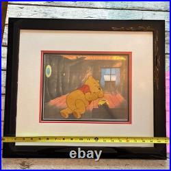 Orig. DISNEY Winnie the Pooh Hand Painted Production Cell From WithCert Of Authen