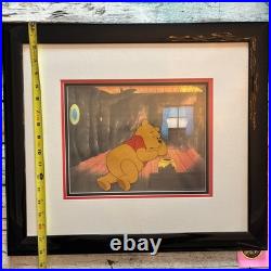 Orig. DISNEY Winnie the Pooh Hand Painted Production Cell From WithCert Of Authen