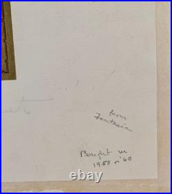 Orig. Disney Goliath II Production Animation Crocodile Cel Tick Tock Peter Pan