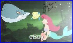 Orig. Disney Production Cel The Little Mermaid ft. Ariel signed Jodi Benson