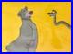 Original 1967 JUNGLE BOOK walt disney production BALOO & KAA CEL