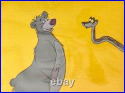 Original 1967 JUNGLE BOOK walt disney production BALOO & KAA CEL