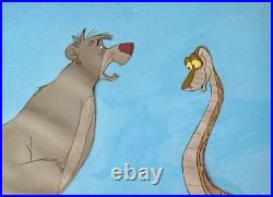 Original 1967 JUNGLE BOOK walt disney production BALOO & KAA CEL
