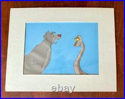 Original 1967 JUNGLE BOOK walt disney production BALOO & KAA CEL